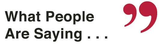 What People Are Saying